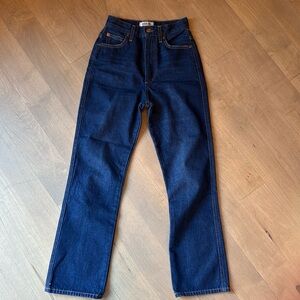 Agolde Feel Good straight leg high rise ankle Jeans